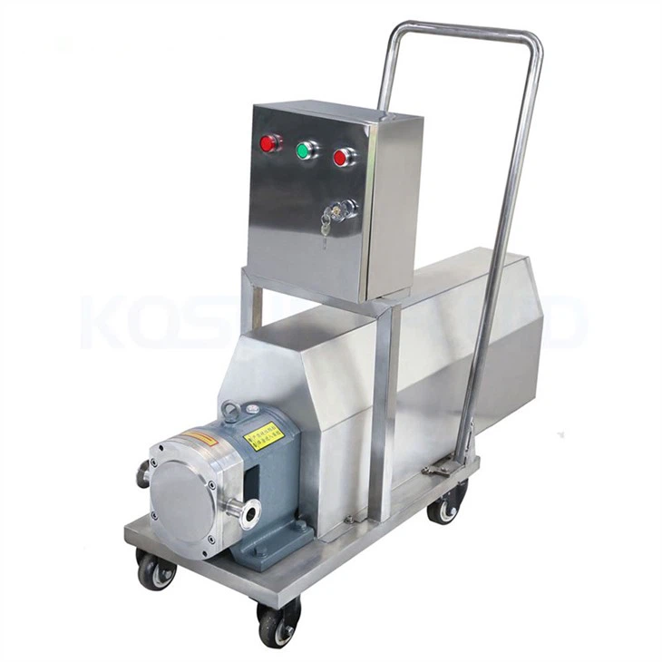 Stainless hlau Rotary Lobe Honey Transfer Pump